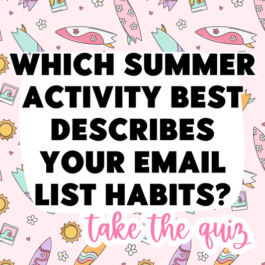 QUIZ: Which Summer Activity Best Describes Your Email List Habits?