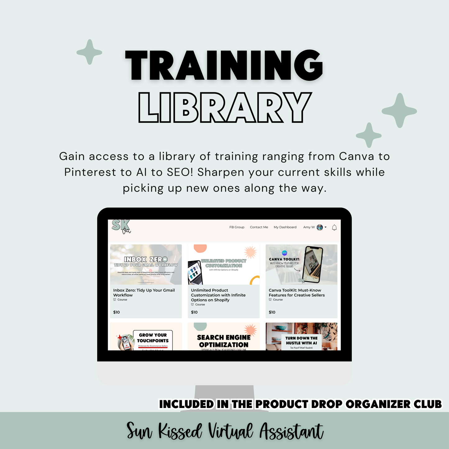 Product Drop Organizer for planning product drops for tshirt business | Sun Kissed Virtual Assistant