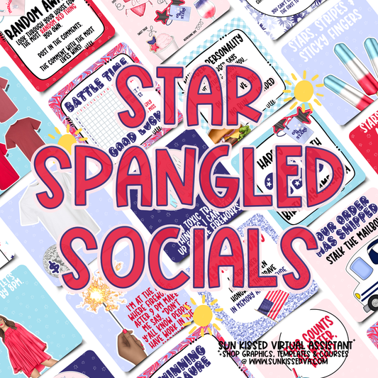 Star Spangled Socials (137 Graphics)