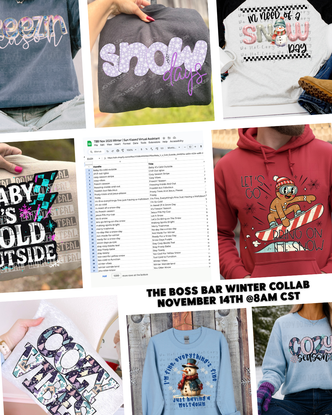 The Boss Bar November Winter Collaboration *LIMITED TO 5*