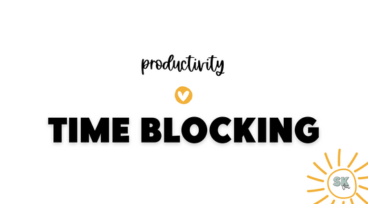 Time block for your t-shirt business | Sun Kissed Virtual Assistant