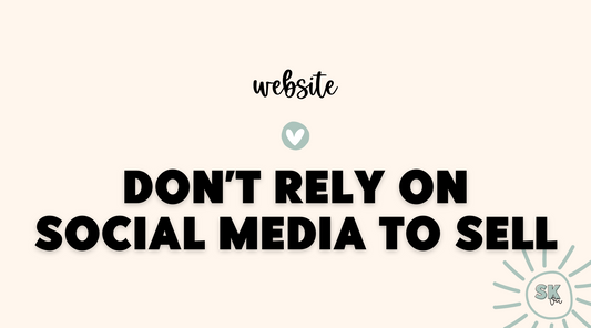 Webinar to not rely on social media to sell | Sun Kissed Virtual Assistant