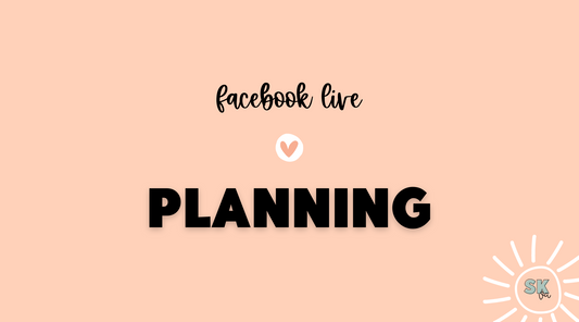 Planning for your Facebook Live | Sun Kissed Virtual Assistant