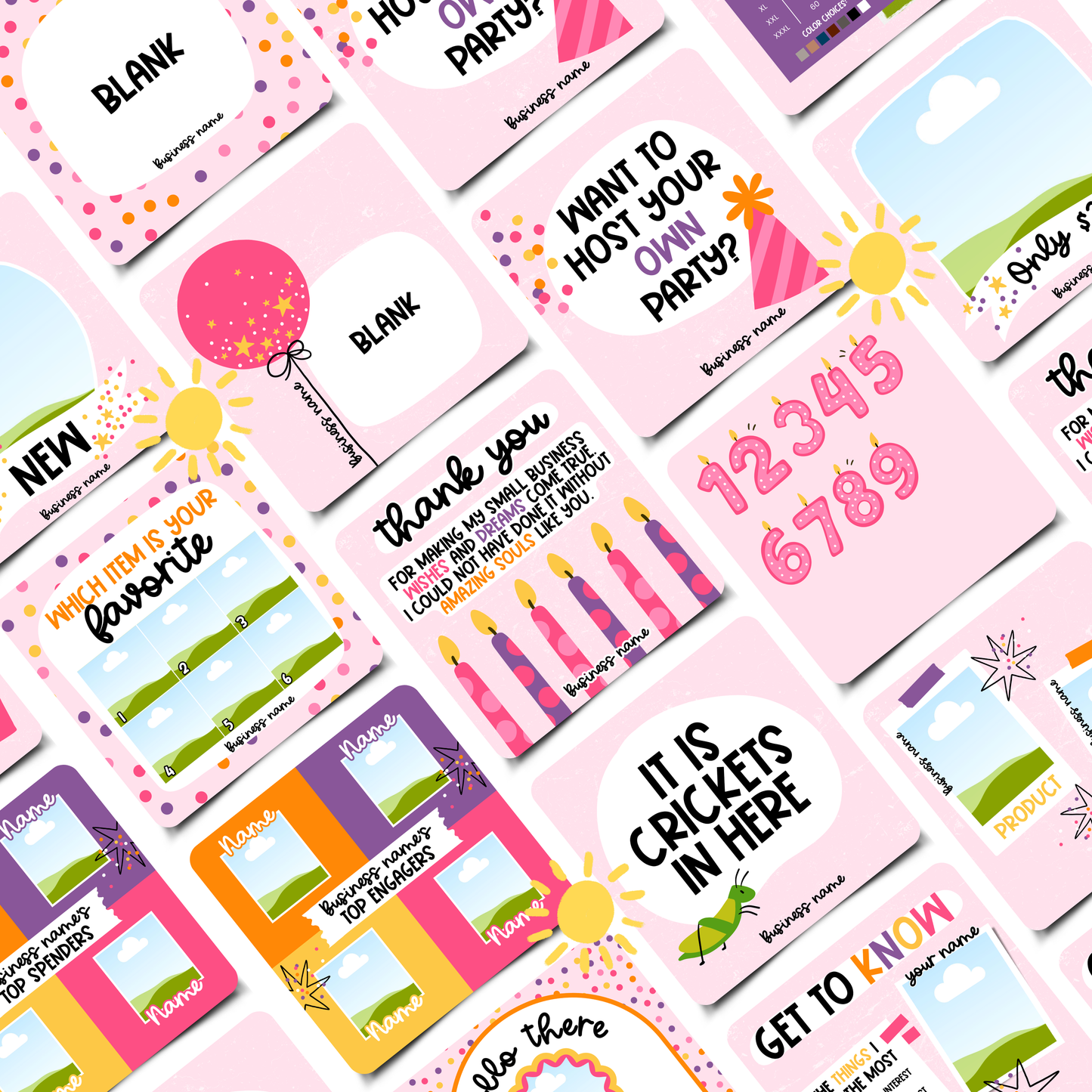 Business Anniversary Canva Template