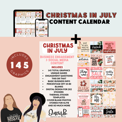 Christmas in July Marketing Plan | Sun Kissed Virtual Assistant
