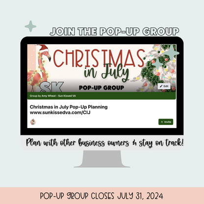 Christmas in July Marketing Plan | Sun Kissed Virtual Assistant
