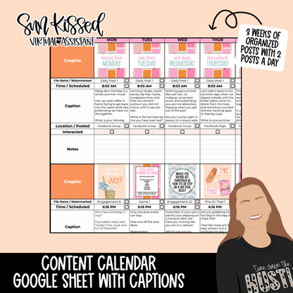 Poolside Summer (155 Graphics & 42-Post Content Calendar)