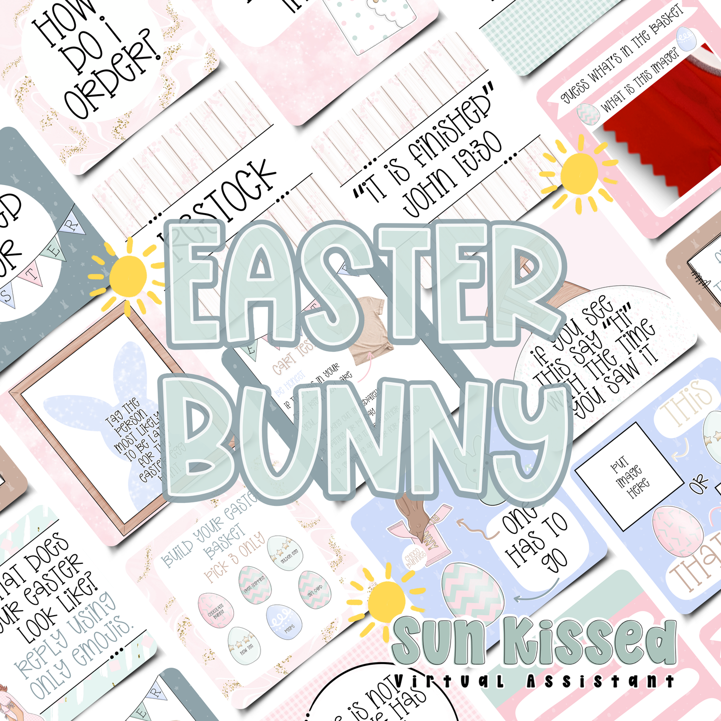 Easter Bunny (87 Social Media Graphics)