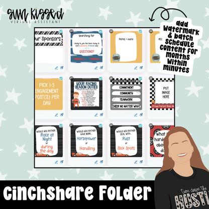 Full Throttle (89 Social Media Graphics, Captions & Canva Templates)