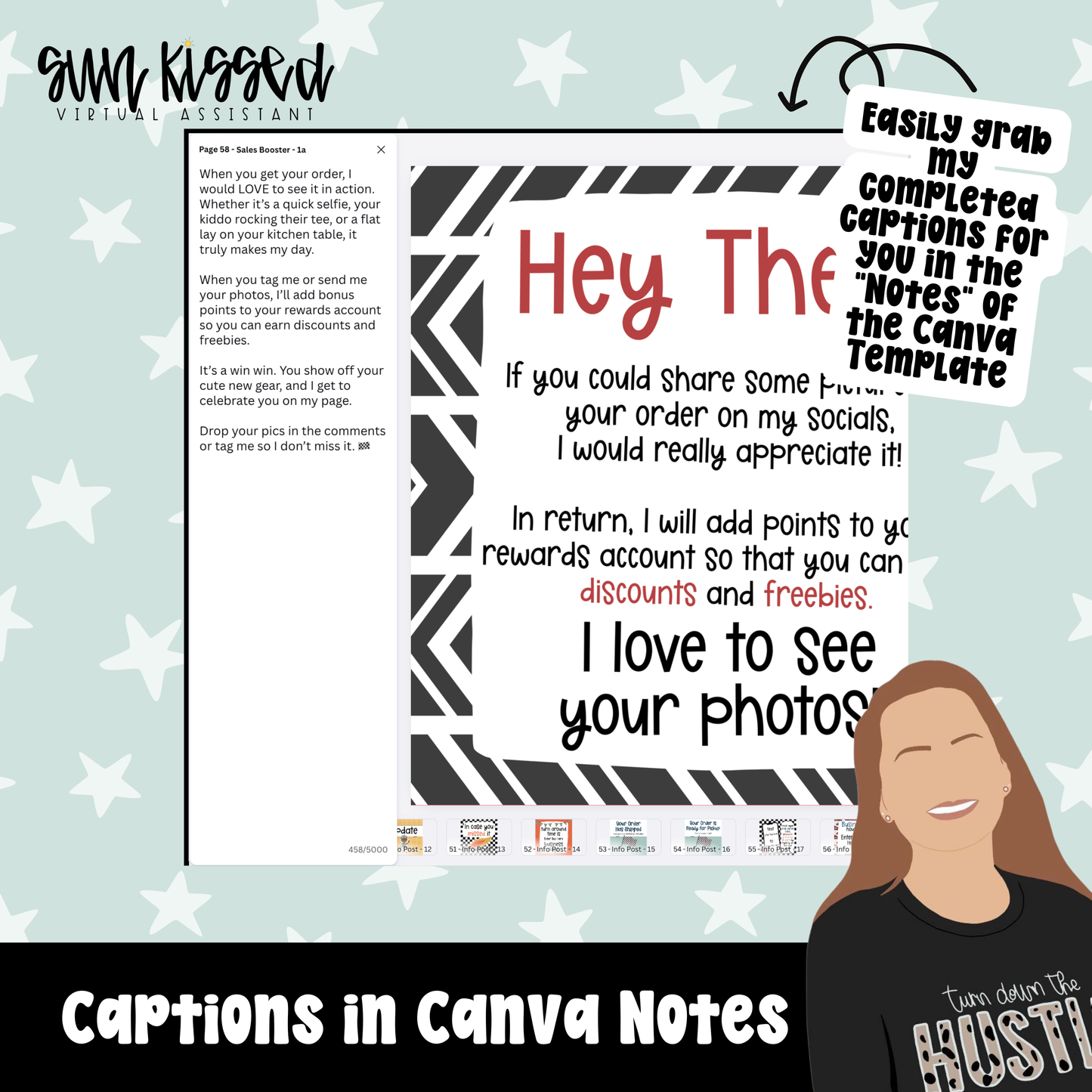 Full Throttle (89 Social Media Graphics, Captions & Canva Templates)