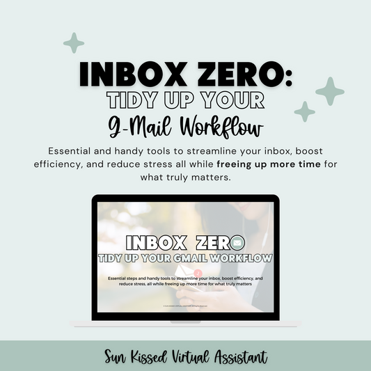 Inbox Zero: Tidy Up Your Gmail Workflow
