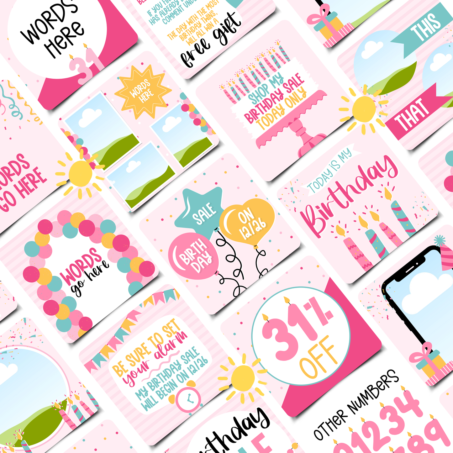 It's My Birthday Canva Template