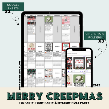 Merry Creepmas Tee Party Planner & Party Graphics