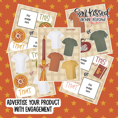 Plaid Pumpkin (91 Editable Graphics in Canva)