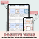 Positive Vibes Tee Party Planner with social media engagement party graphics for tshirt business | Sun Kissed Virtual Assistant