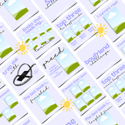 Reader Account Canva Template