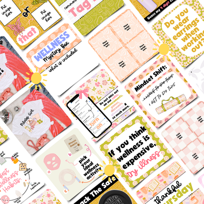 Soft Girl Reset (191 Social Media Graphics, including 5 PNGs)