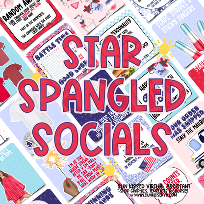 Star Spangled Socials (137 Graphics)