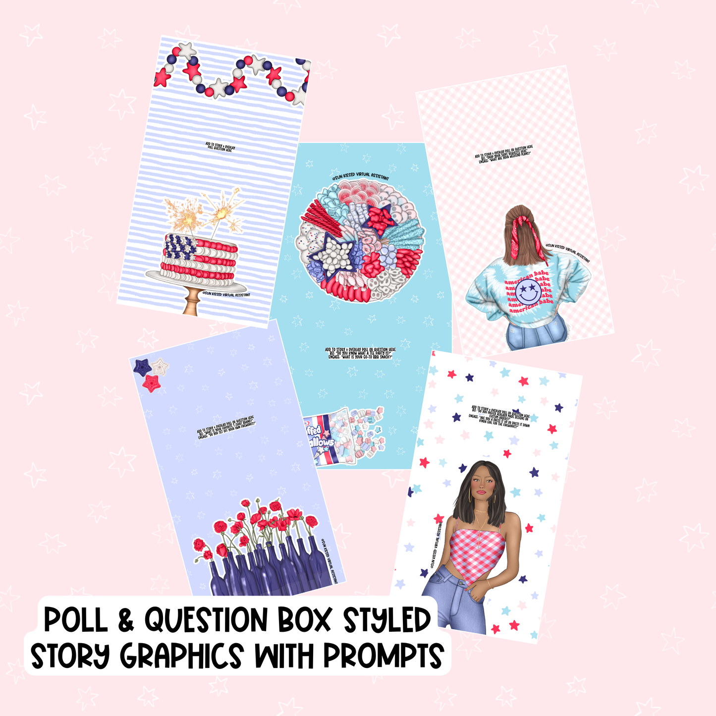Star Spangled Socials (137 Graphics)