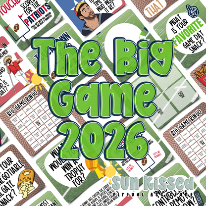 The Big Game 2026 (55 Social Media Graphics)
