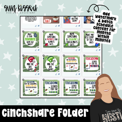 The Big Game 2026 (55 Social Media Graphics)