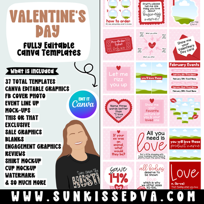 Valentine's Day Canva Template