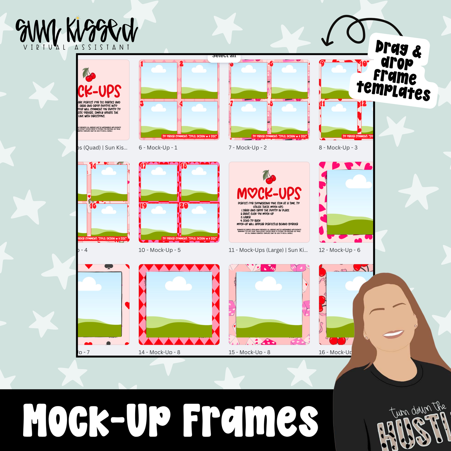 Viva Las Valentine (142 Social Media Graphics & Canva Templates)