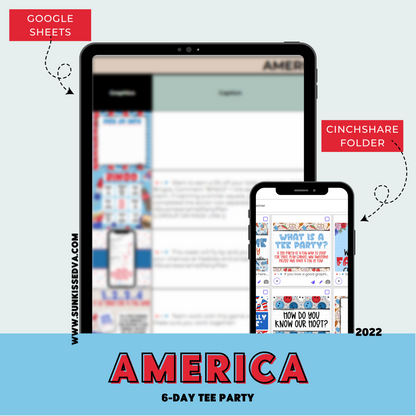 America Tee Party Planner | Sun Kissed Virtual Assistant