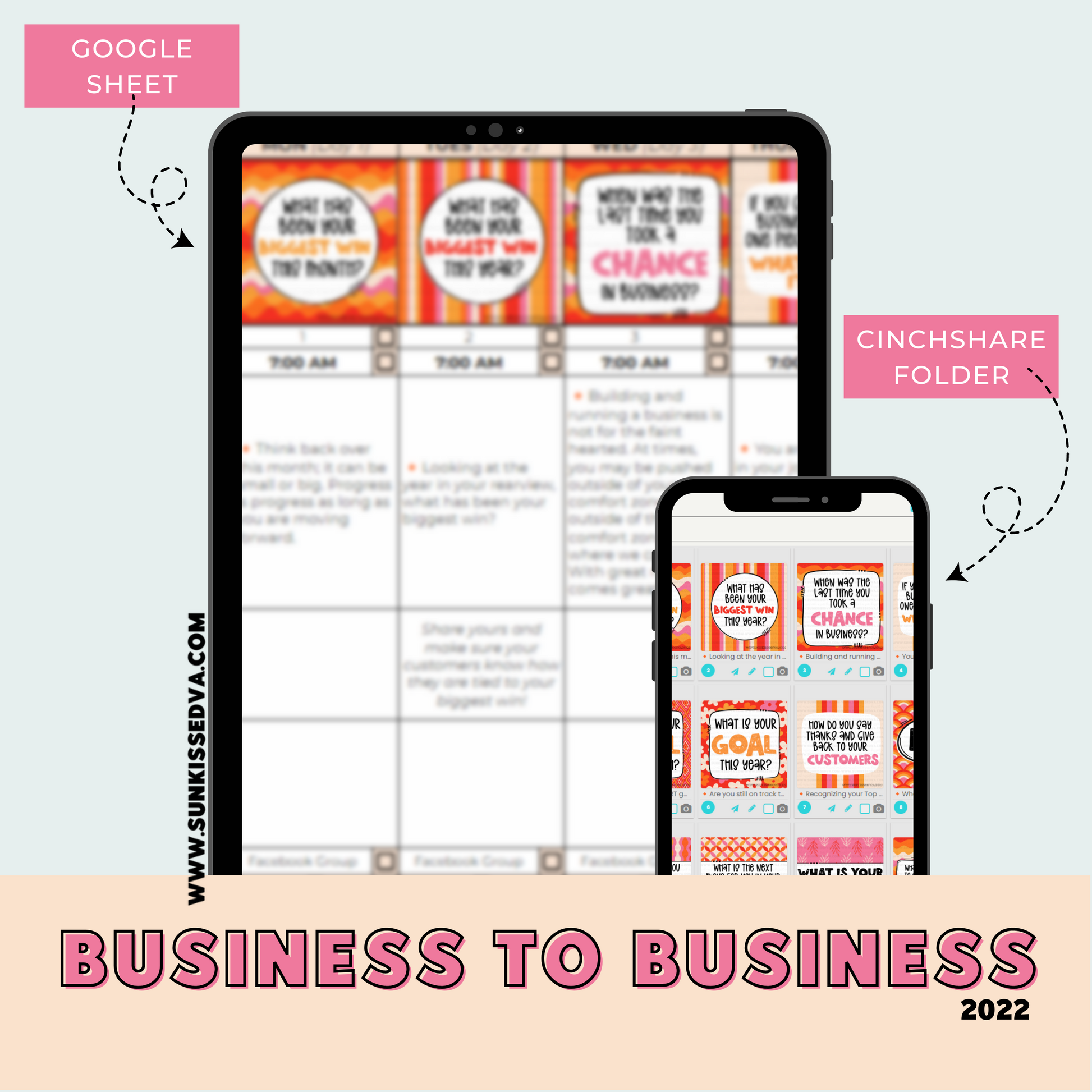 B2B Content Calendar to connect with your customers | Sun Kissed Virtual Assistant