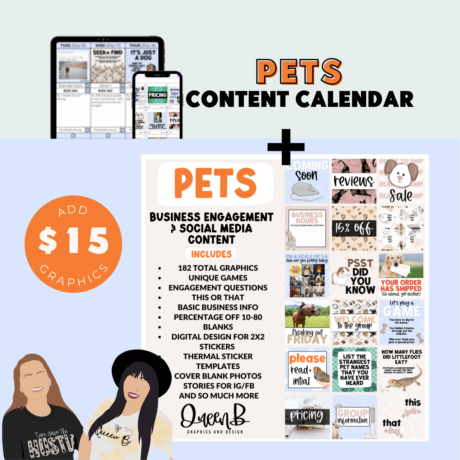 Pets Content Calendar to connect with your pet lover followers | Sun Kissed Virtual Assistant