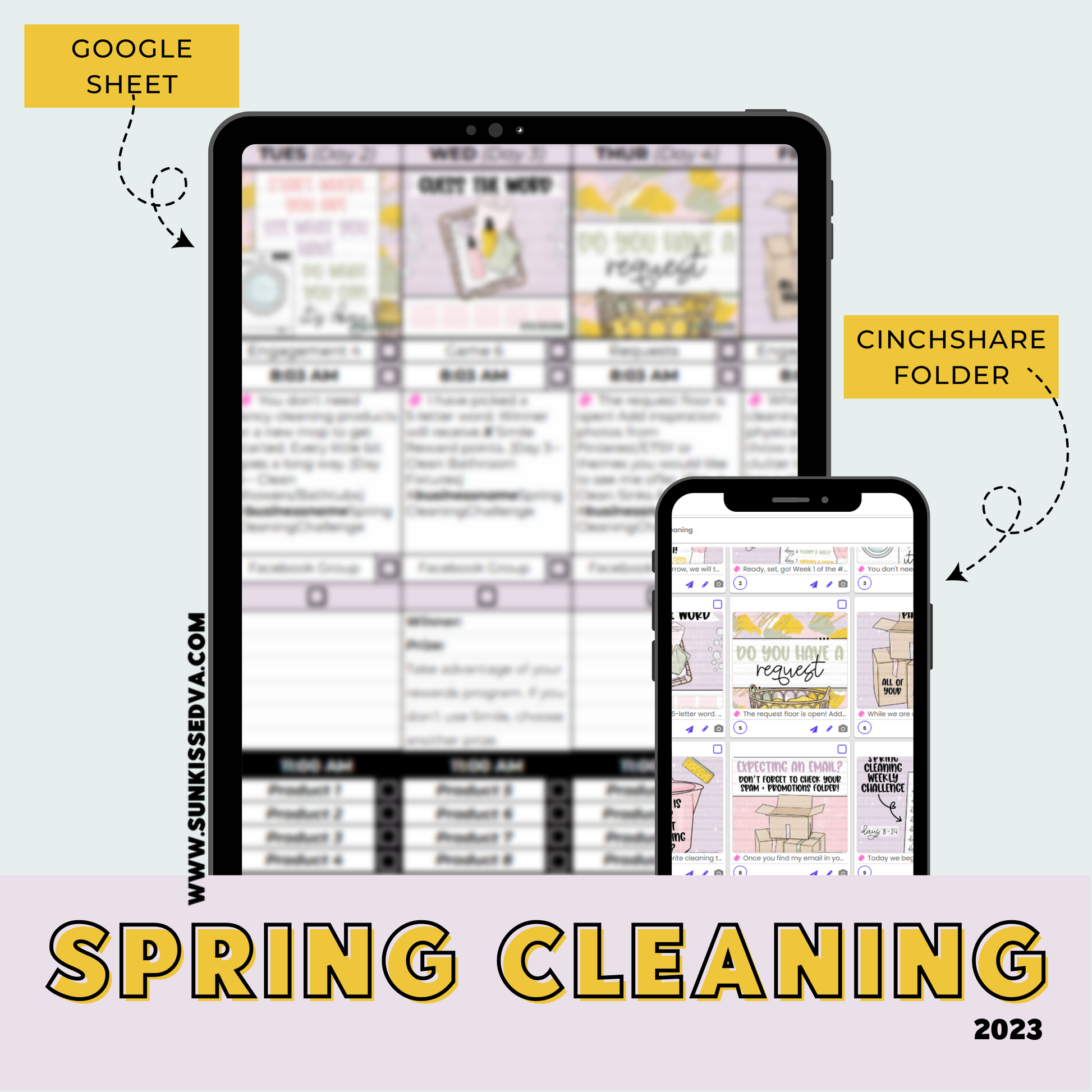 spring-cleaning-content-calendar-sun-kissed-virtual-assistant-sun-kissed-va