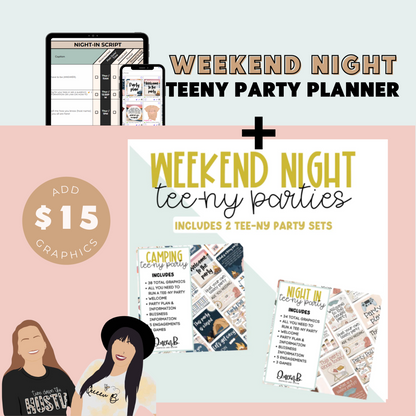 Weekend night Teeny Party Planner | Sun Kissed Virtual Assistant