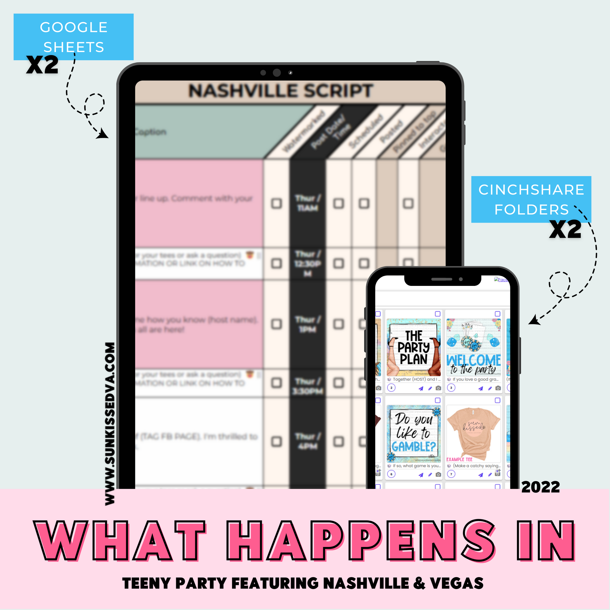 What Happens In Teeny Party Planner | Sun Kissed Virtual Assistant